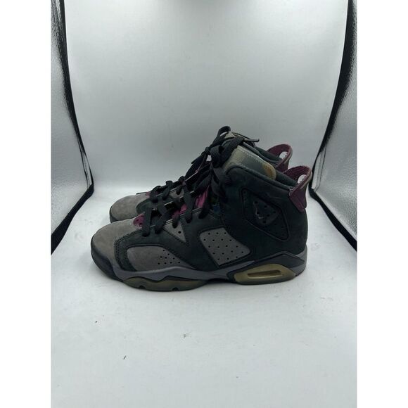 Air Jordan 6 Retro (GS) Black/Bordeaux-Lt Graphite‎ Youth Size 3.5Y 384665-063 - Picture 1 of 7